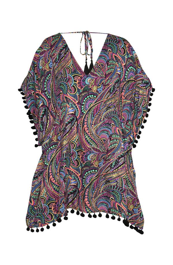 La Blanca Sunshine 79 Disco Dream V-Neck Caftan - FINAL SALE
