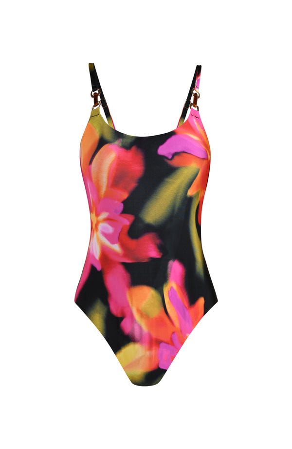 La Blanca Sunshine 79 Floressence Over The Shoulder One Piece