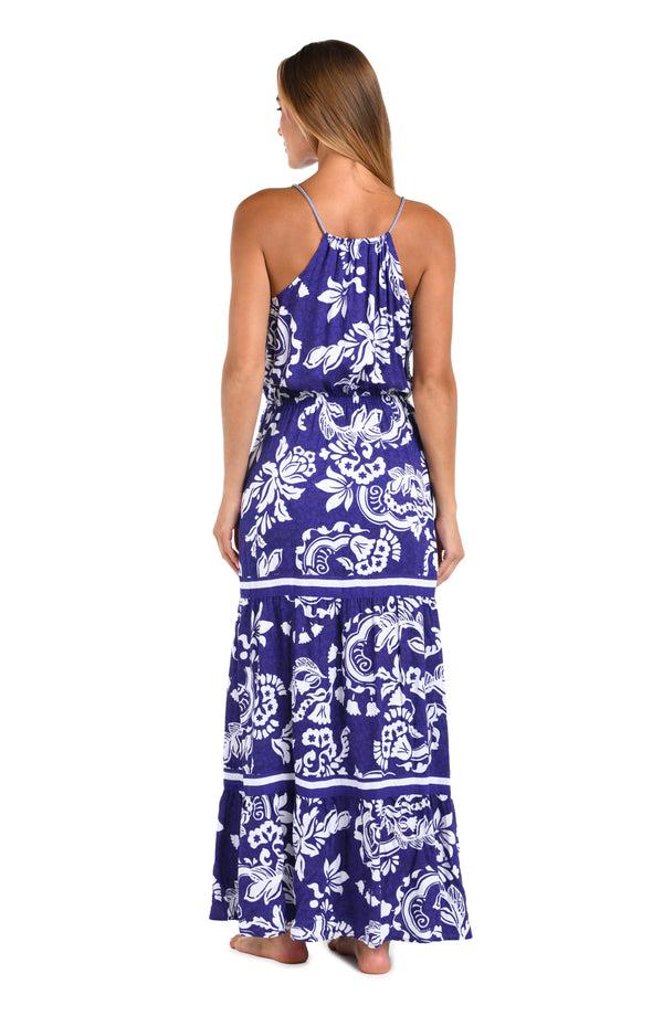 La Blanca Sunshine 79 Flower Trip Tiered Maxi Dress - FINAL SALE