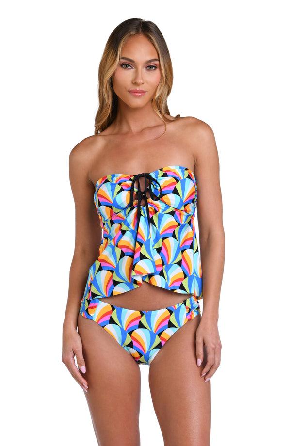 La Blanca Sunshine 79 Hang Loose Bandeau Tankini Top - FINAL SALE