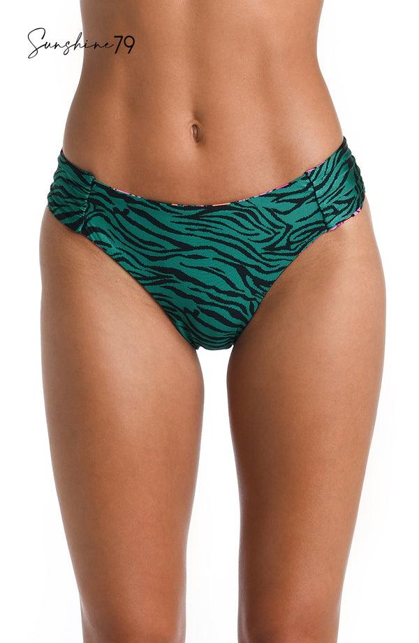 La Blanca Sunshine 79 Isle Nouveau Reversible Side Shirred Hipster Bottom - FINAL SALE