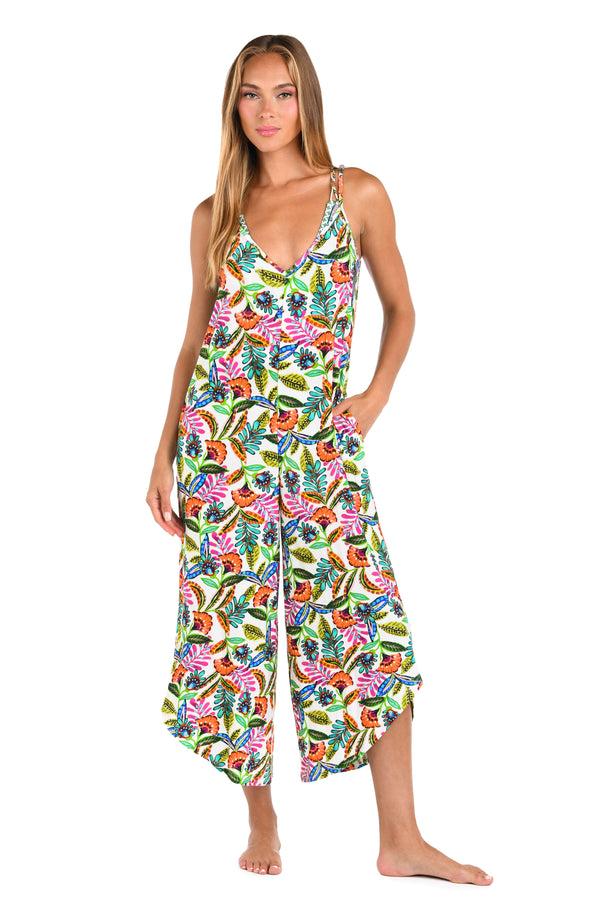 la blanca Sunshine 79 Jungle Jive Jumpsuit Cover Up - FINAL SALE