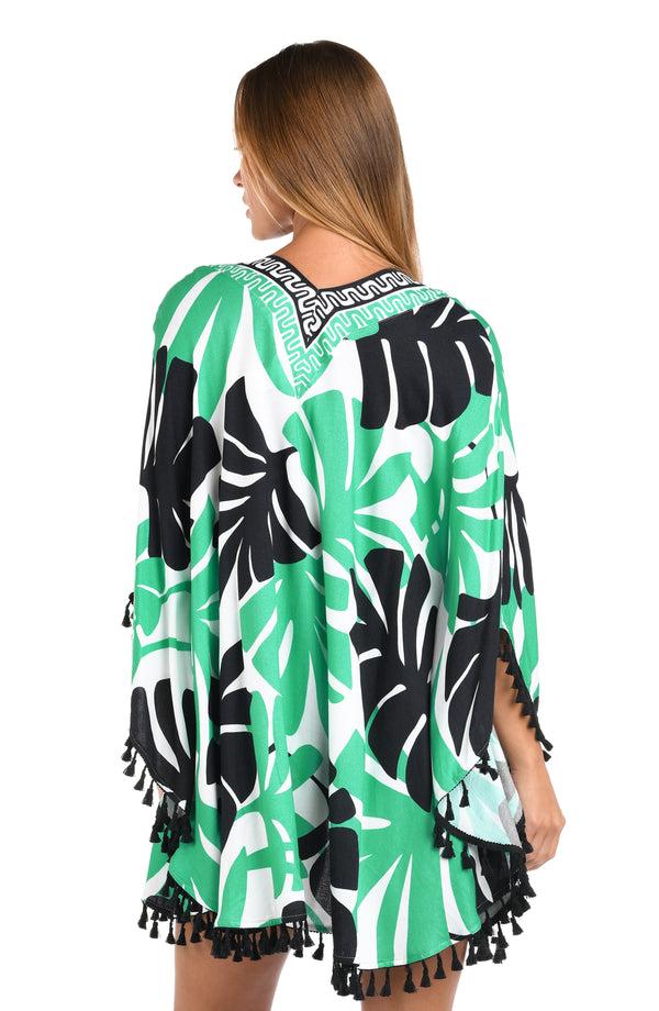 La Blanca Sunshine 79 Monstera Open Front Kimono - FINAL SALE