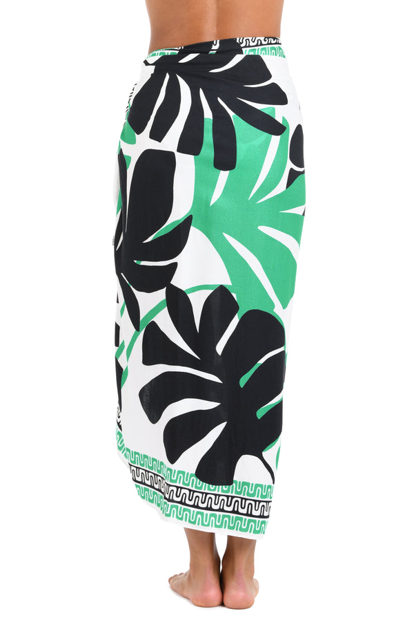 La Blanca Sunshine 79 Monstera Pareo Wrap - FINAL SALE