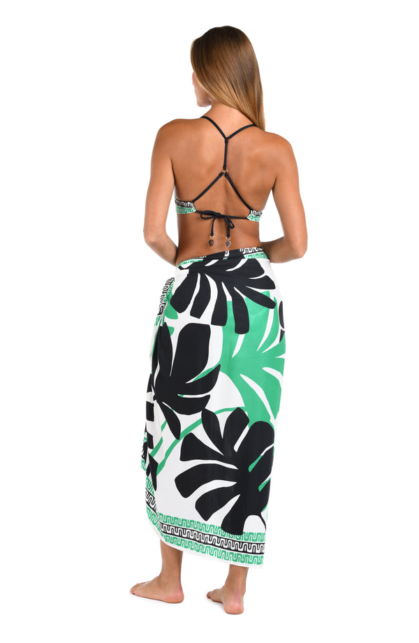 La Blanca Sunshine 79 Monstera Pareo Wrap - FINAL SALE