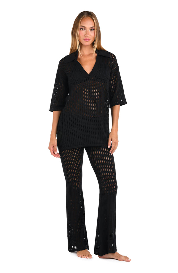 La Blanca Sunshine 79 Resort Crochet Covers Beach Pant - FINAL SALE