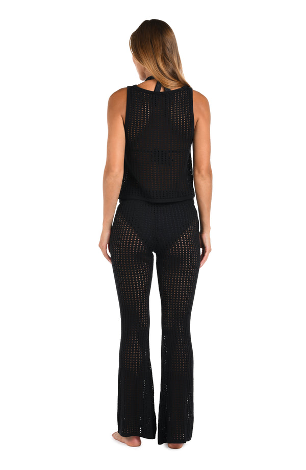 La Blanca Sunshine 79 Resort Crochet Covers High Neck Tank Top - FINAL SALE