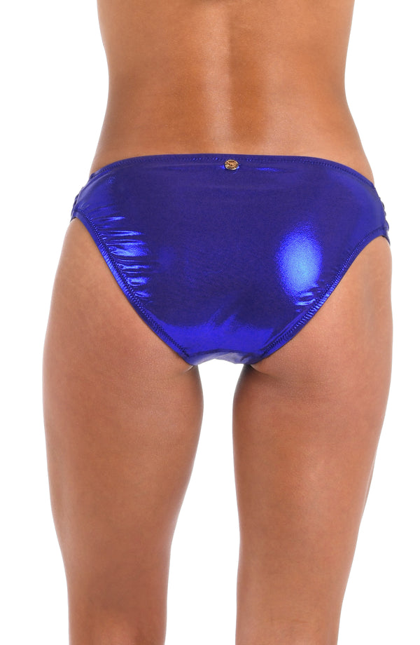 La Blanca Sunshine 79 Sea Sparkle Side Shirred Hipster Bottom - FINAL SALE