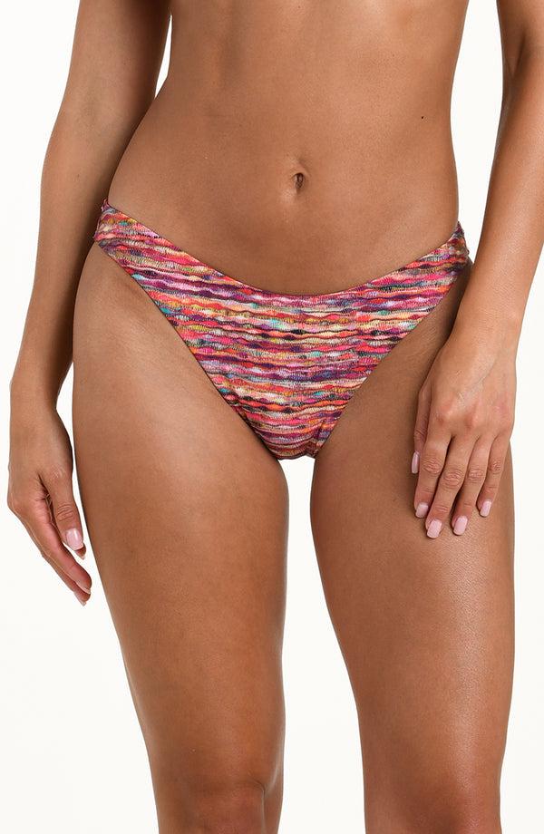 la blanca Sunshine 79 Shimmer Ripple French Cut Bikini Bottom