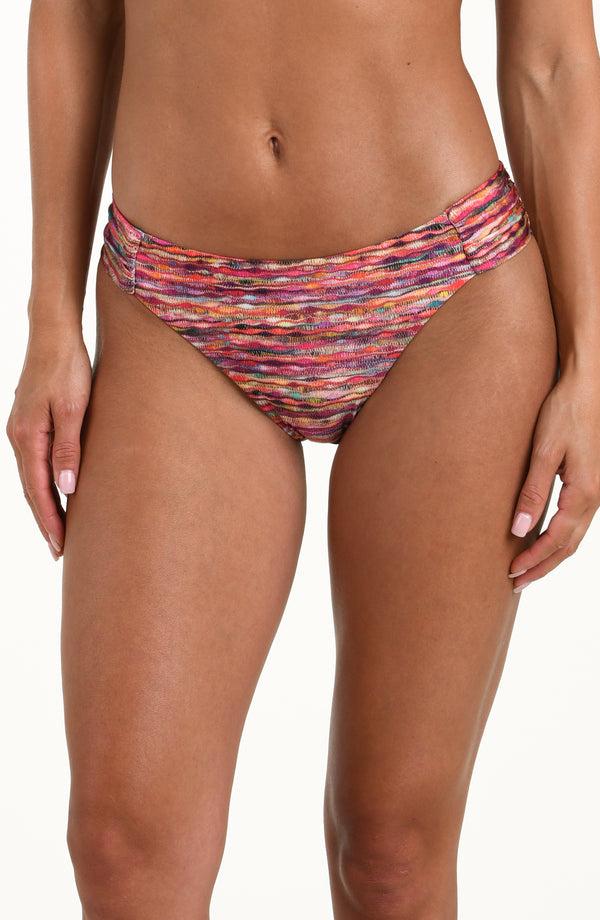 la blanca Sunshine 79 Shimmer Ripple Side Shirred Hipster Bottom