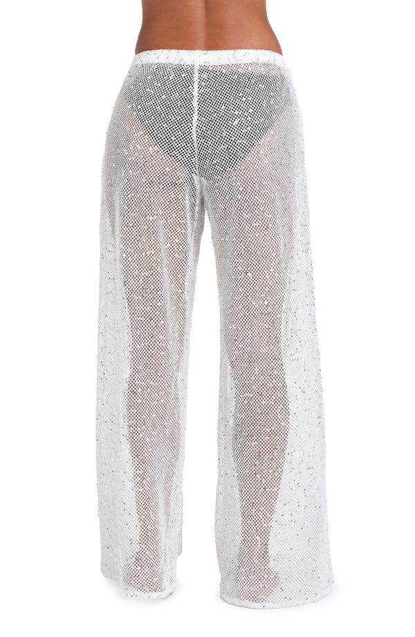 La Blanca Sunshine 79 Shine Crochet Covers Beach Pant