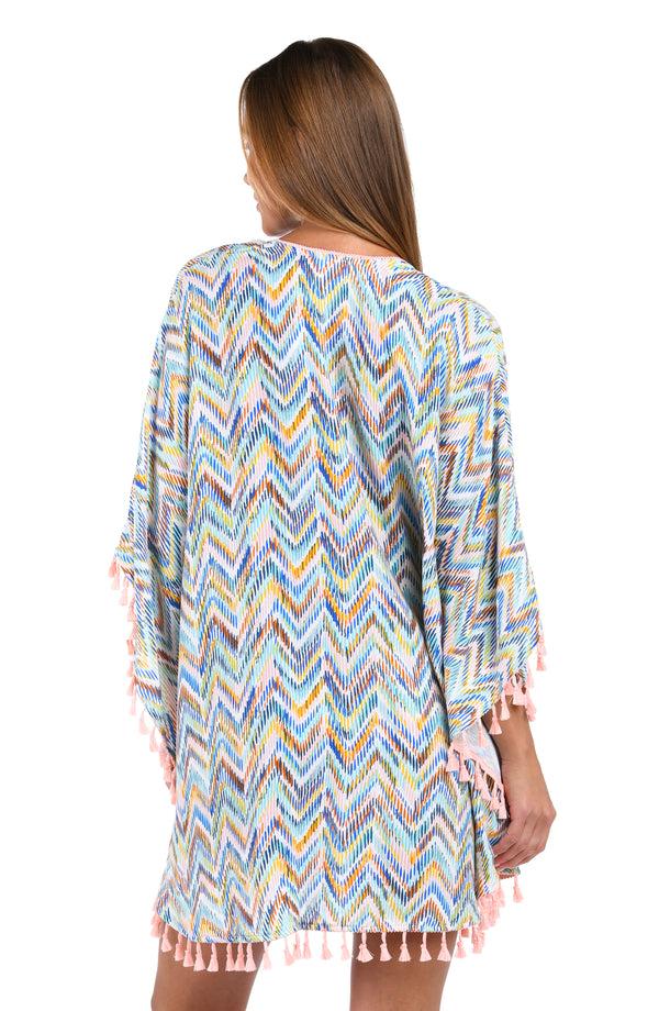 La Blanca Sunshine 79 Soul Wave Open Front Kimono - FINAL SALE