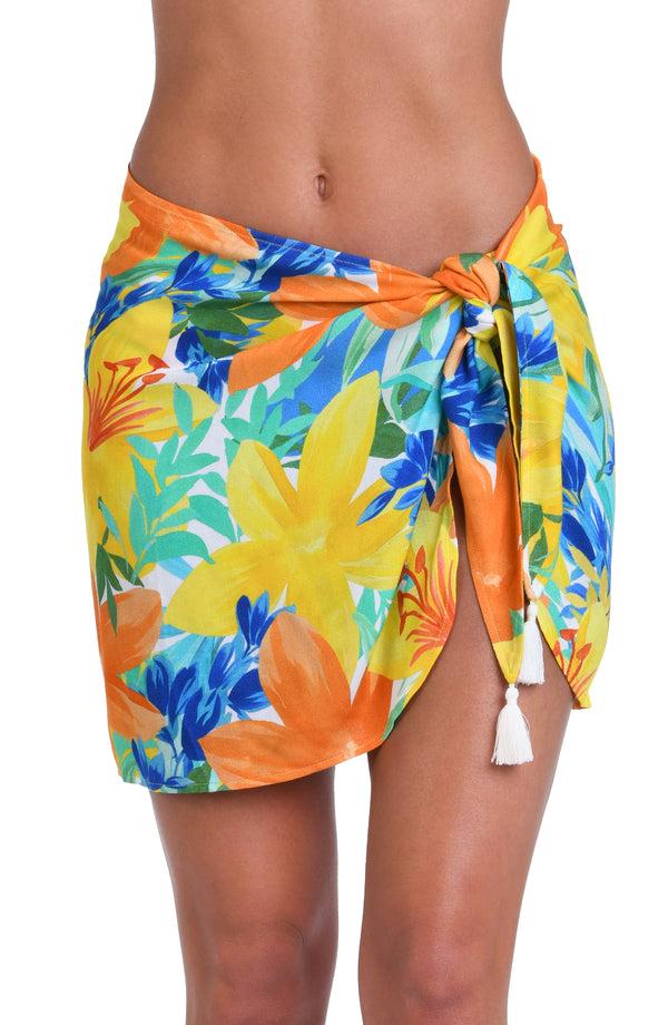 La Blanca Sunshine 79 Summertime Vibes Short Pareo Wrap - FINAL SALE