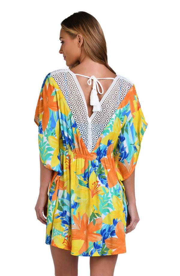 La Blanca Sunshine 79 Summertime Vibes V-Neck Caftan - FINAL SALE