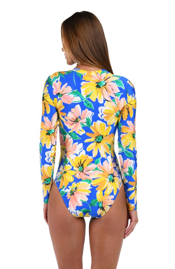 La Blanca Sunshine 79 Sunflower Getaway Paddlesuit One Piece - FINAL SALE