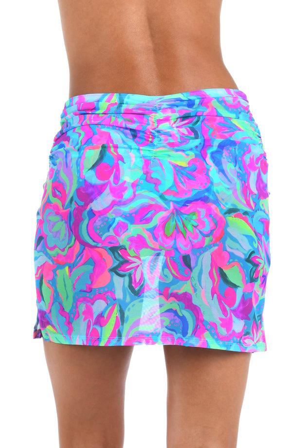 La Blanca Sunshine 79 Swirltopia Pull-On Short Skirt - FINAL SALE