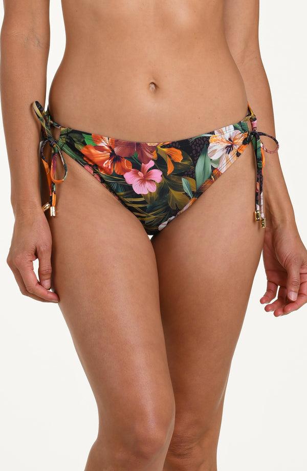 la blanca Tropical Hideaway Side Tie Hipster Bottom