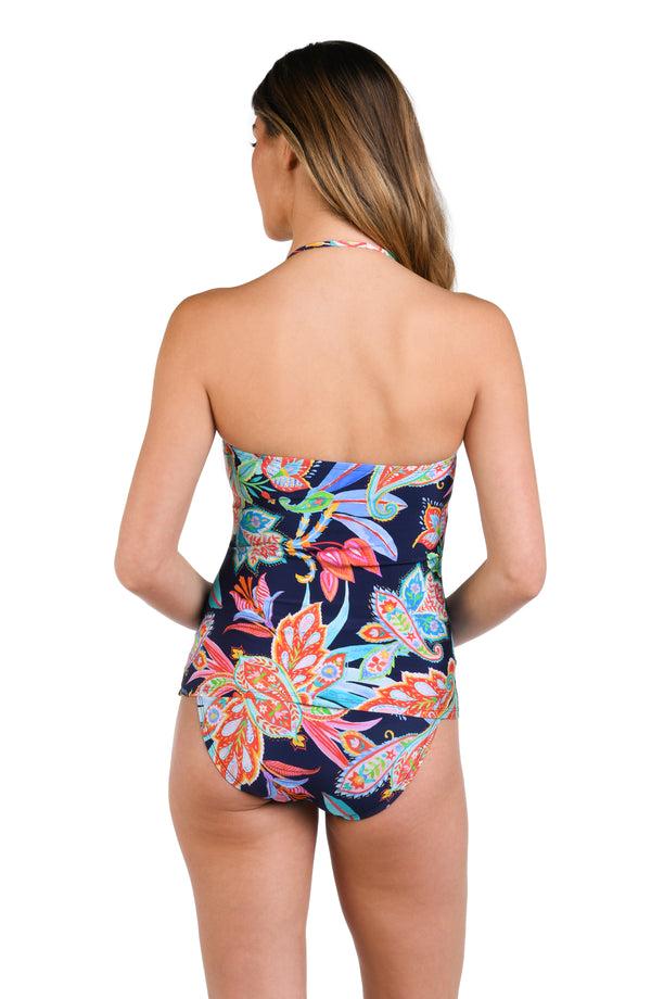La Blanca Tropidelic Paisley Bandeau Tankini Top - FINAL SALE