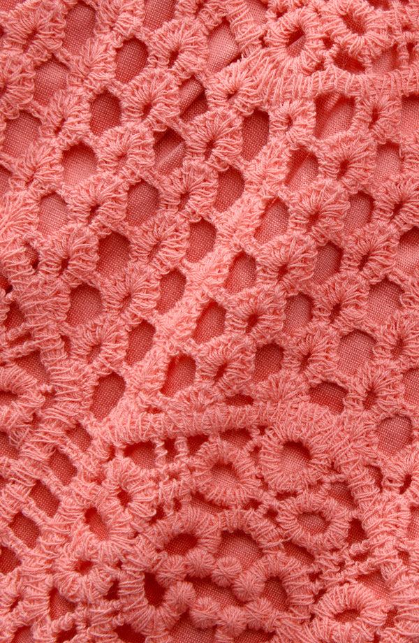 La Blanca Waverly Covers Crochet Beach Shorts - Coral Reef