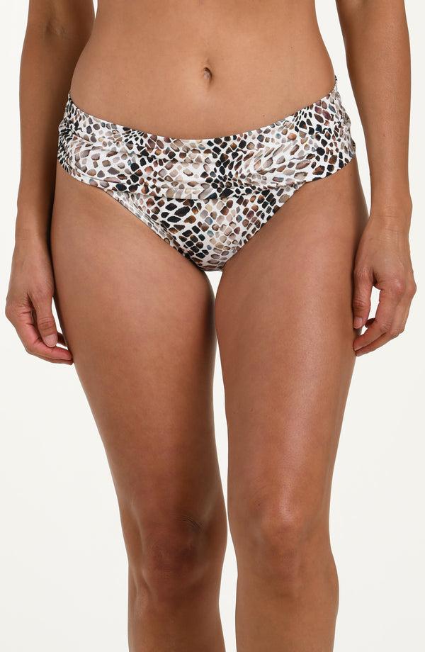 la blanca Wild Whispers Shirred Band Hipster Bottom