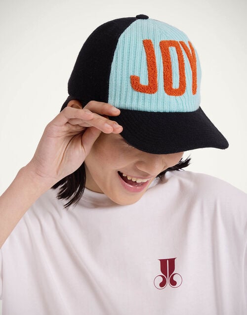 la doublej Babeball Cap Solid Acquamarine in Wool Titanus