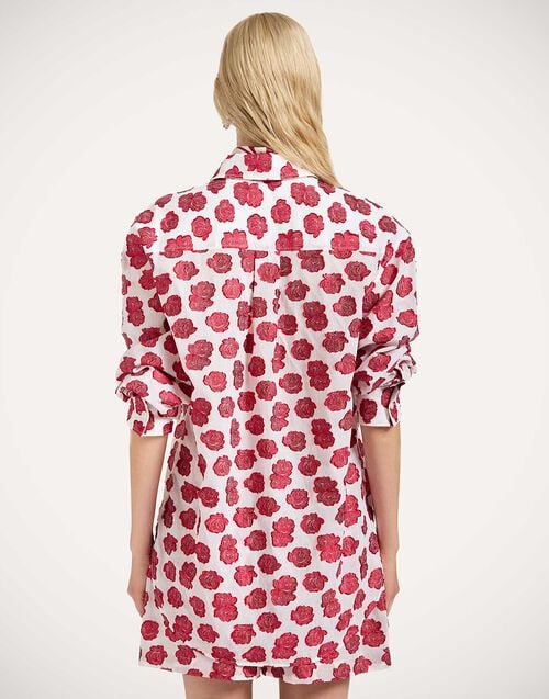 La Doublej Better Than Your Boyfriend's Shirt Rose White In Voile Fil Coupé