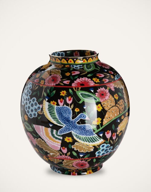 la doublej Big Bubble Vase Colombo Nero in Porcelain