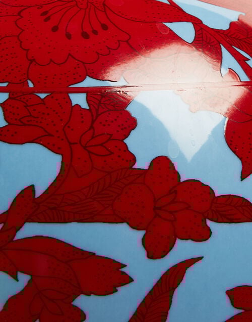 La Doublej Big Bubble Vase Lilium Turchese In Porcelain