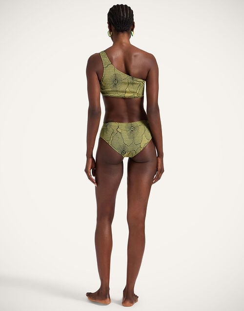 La Doublej Boy Brief Primrose Yellow In Lurex Jersey Jacquard
