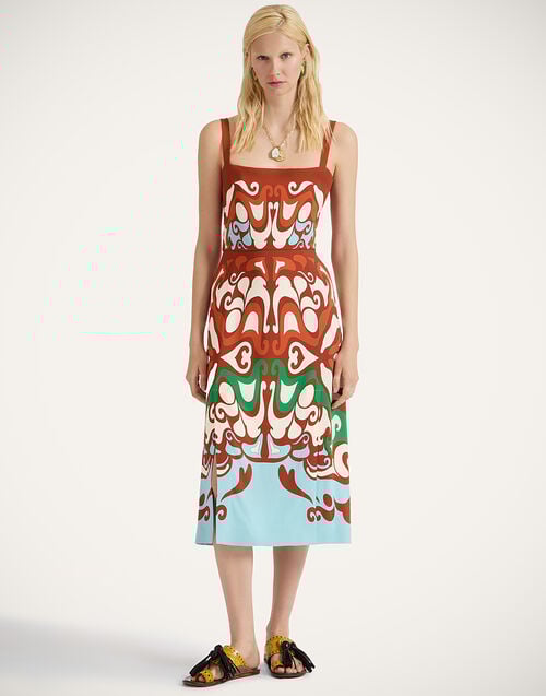 la doublej Buy Me A Martini Dress Phoenix Placée Light Blue in Envers Satin