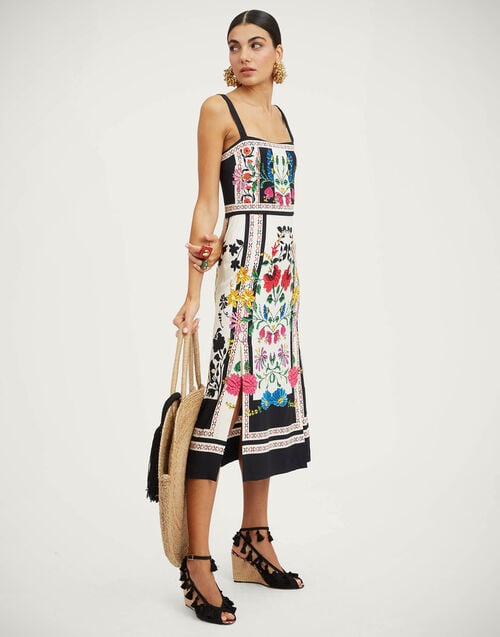 La Doublej Buy Me A Martini Dress Plaza Placée Ivory In Envers Satin