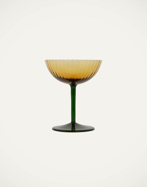 La Doublej Champagne Coupe Set Of 4 Rainbow Mix In Glass