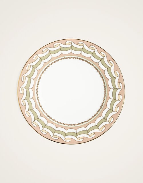 la doublej Charger Plate Poseidon Dusty Pink in Porcelain