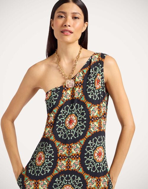 La Doublej Clingy Roy Dress Ballata Black In Flowy Jersey