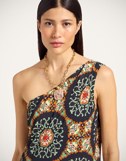 La Doublej Clingy Roy Dress Ballata Black In Flowy Jersey