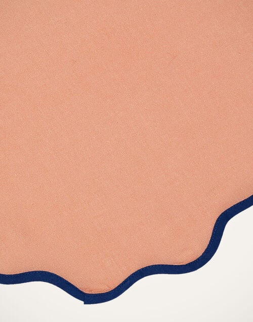 La Doublej Cloud Placemat Set Of 2 Rainbow Rose In Linen