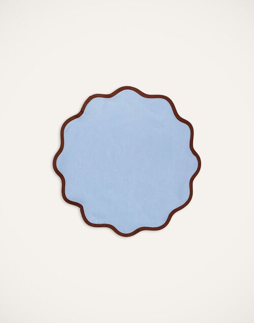 La Doublej Cloud Placemat Set Of 2 Rainbow Sky In Linen