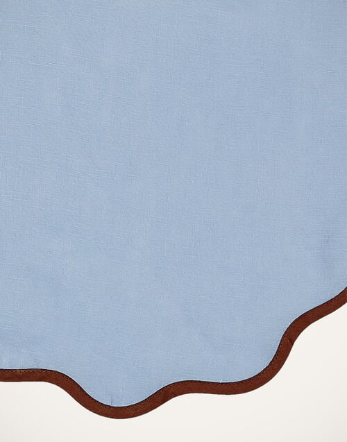 La Doublej Cloud Placemat Set Of 2 Rainbow Sky In Linen