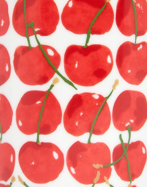 La Doublej Decorative Cup Cherries Ivory In Porcelain