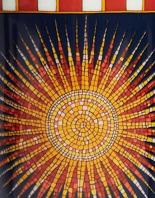 La Doublej Decorative Cup Sunrays Midnight In Porcelain