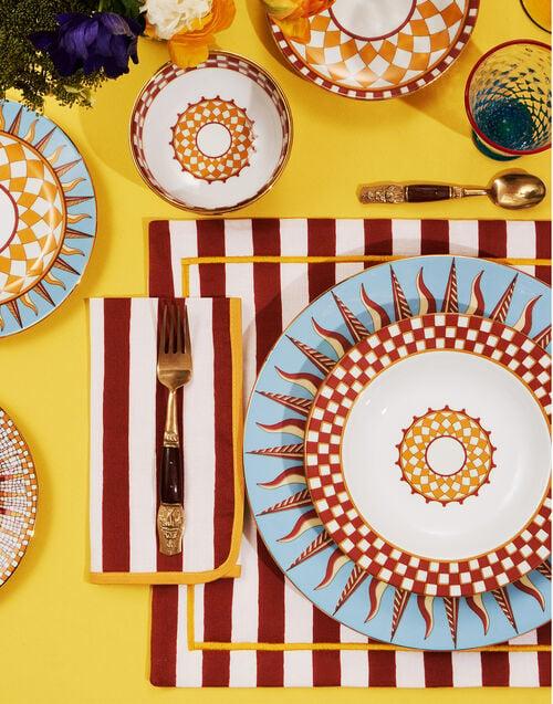 La Doublej Dessert Plates Set Of 2 Apollo Brick In Porcelain