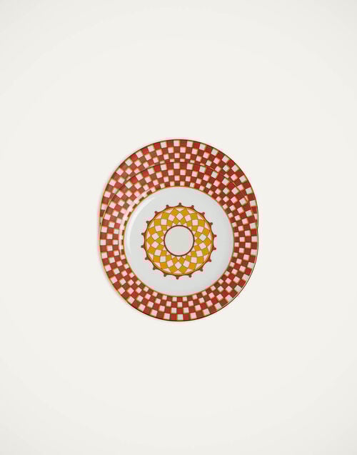 la doublej Dessert Plates Set Of 2 Apollo Brick in Porcelain