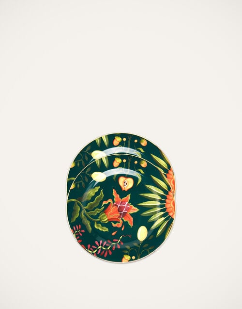 la doublej Dessert Plates Set of 2 Dragonfruit in Porcelain