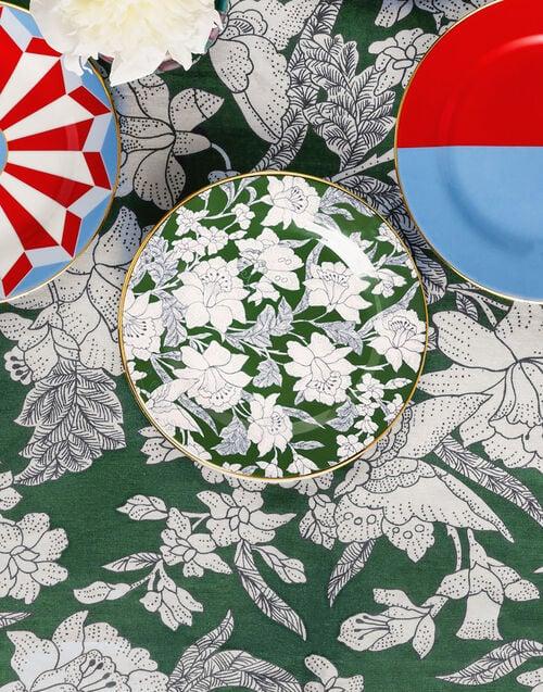 La Doublej Dessert Plates Set Of 2 Lilium Avorio In Porcelain