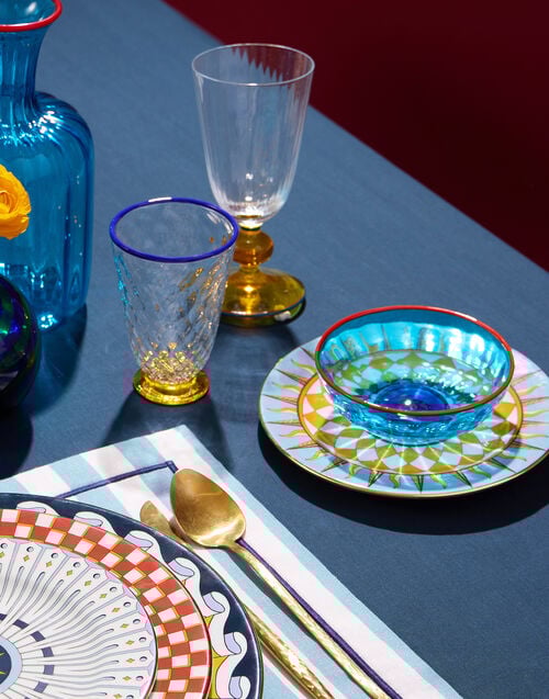 La Doublej Dessert Plates Set Of 2 Ra Sky Blue In Porcelain