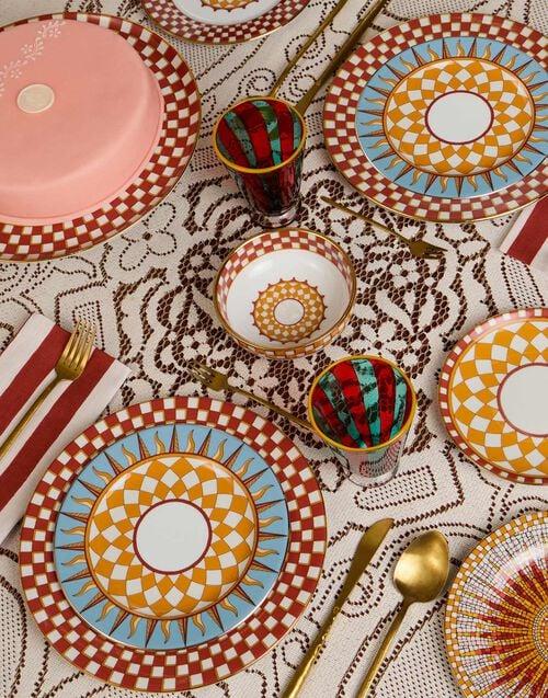 La Doublej Dessert Plates Set Of 2 Ra Sky Blue In Porcelain