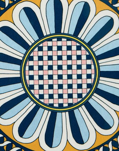 La Doublej Disk Placemats Set Of 2 Napoli Midnight Blue In Cork