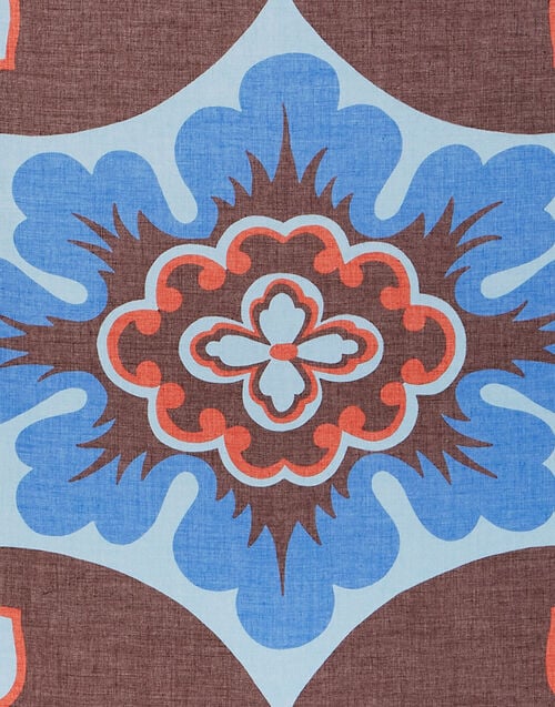 La Doublej Foulard 140 Palazzo Light Blue In Modal Silk