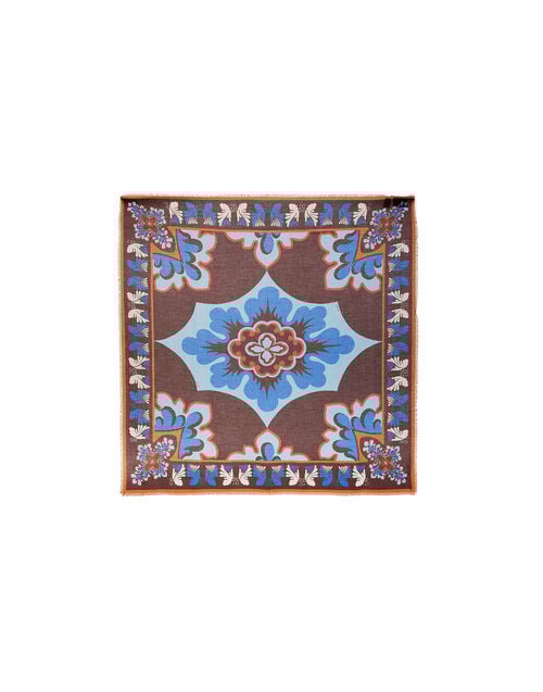 La Doublej Foulard 140 Palazzo Light Blue In Modal Silk