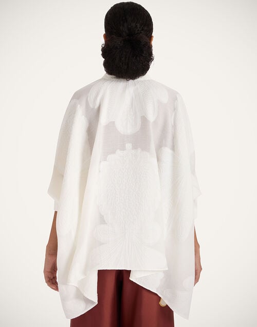 La Doublej Foulard Shirt Pineapple Lace In Jacquard